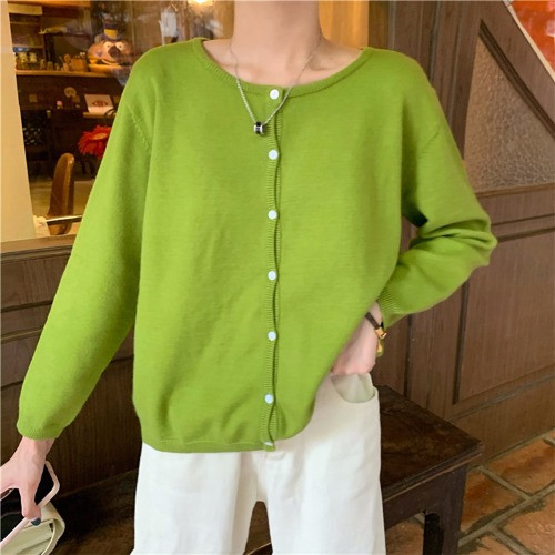 Γυναικεία ζακέτα  λεπτό πλέξιμο σε διάφορα χρώματα - ένα καθαρό μοντέλο