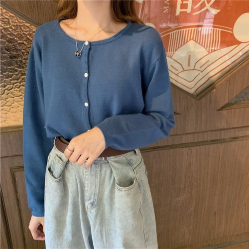 Γυναικεία ζακέτα  λεπτό πλέξιμο σε διάφορα χρώματα - ένα καθαρό μοντέλο