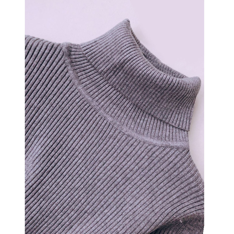 Új modell korszerű női pulóver magas gallérral több színben