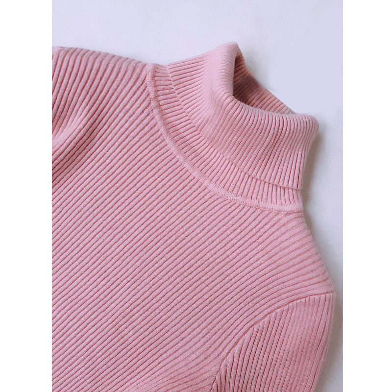 Új modell korszerű női pulóver magas gallérral több színben