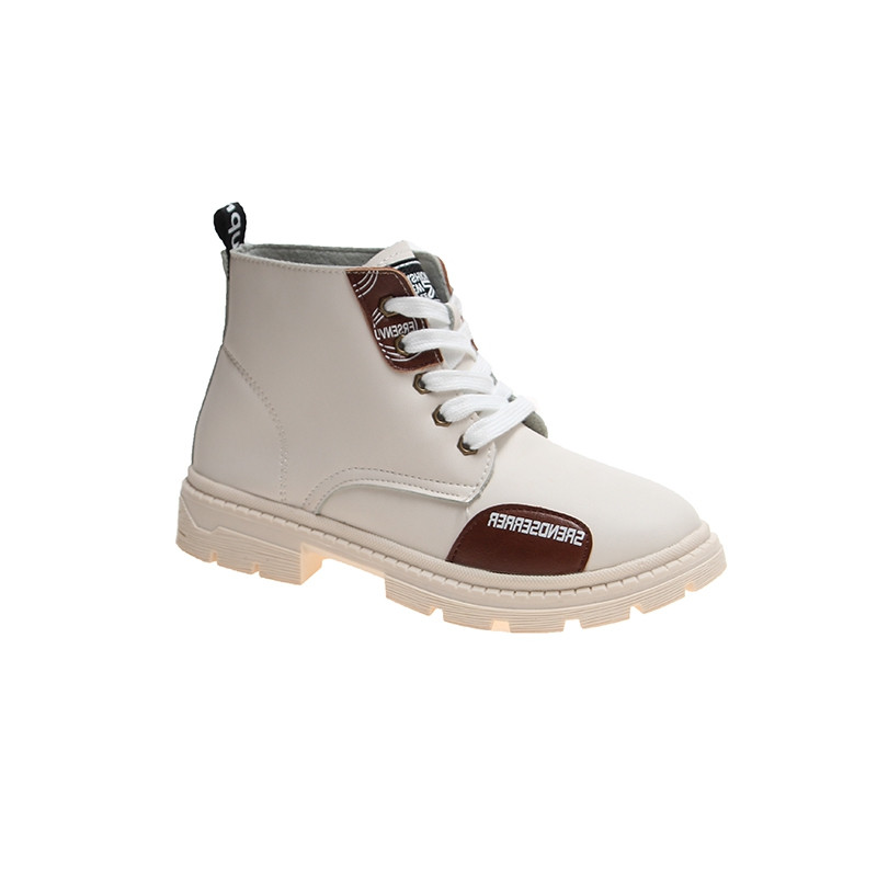 Γυναικεία μαύρα και μπεζ casual παπούτσια από έκο δέρμα