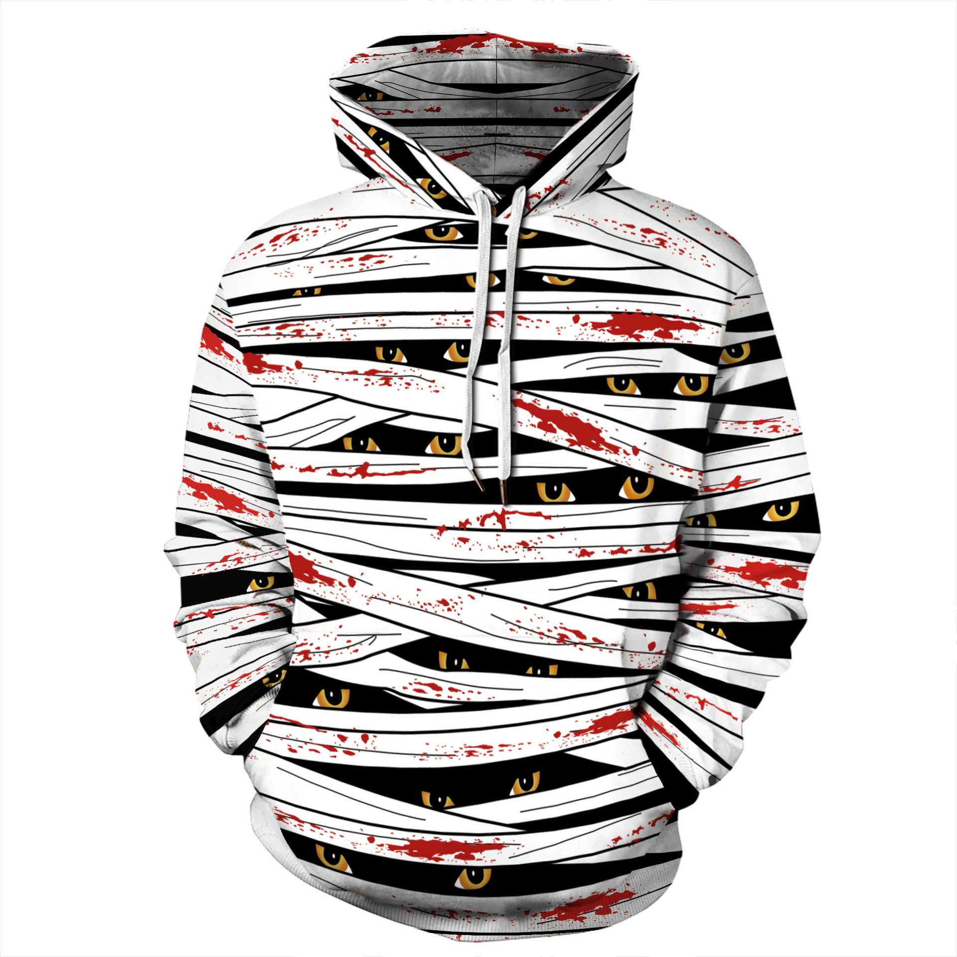 Hanorac zilnic potrivit pentru bărbați și femei, cu glugă și aplicație colorată