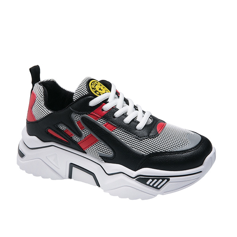 Γυναικεία αθλητικά παπούτσια με έγχρωμη εκτύπωση σε δύο χρώματα