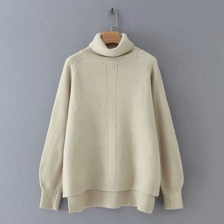 Pulover de dama - model larg cu guler inalt