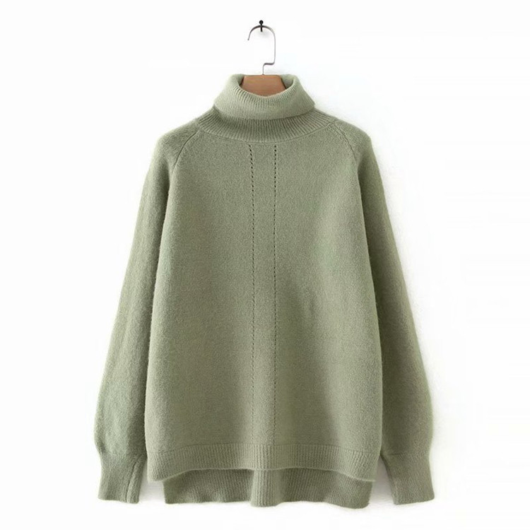 Pulover de dama - model larg cu guler inalt