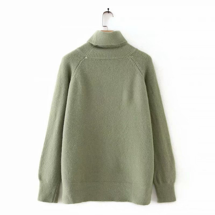 Pulover de dama - model larg cu guler inalt