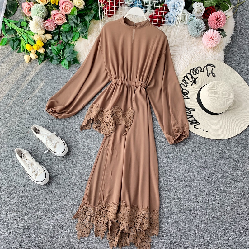 Camasa de dama model asimetric cu dantela in mai multe culori