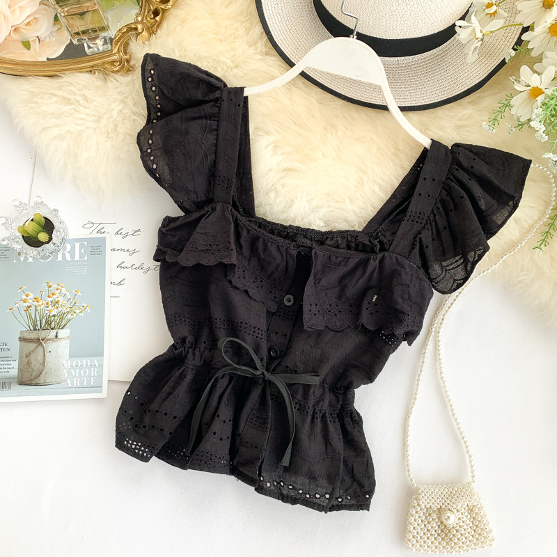 Maiou de zi cu zi pentru damă cu nasturi și cravate în diferite culori