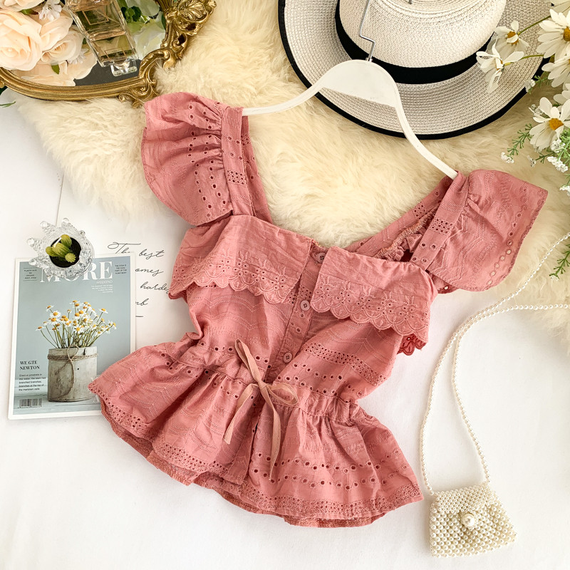 Maiou de zi cu zi pentru damă cu nasturi și cravate în diferite culori