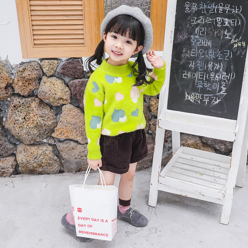 Pulover actual pentru copii in trei culori pentru fete