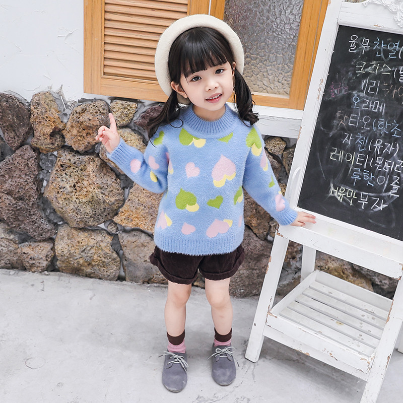 Pulover actual pentru copii in trei culori pentru fete