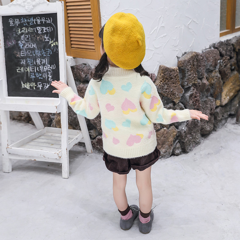 Pulover actual pentru copii in trei culori pentru fete