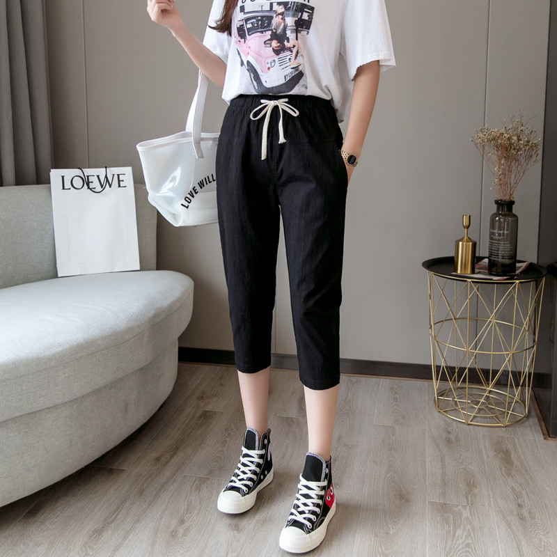 Casual γυναικεία παντελόνια με ψηλή μέσης σε διάφορα χρώματα