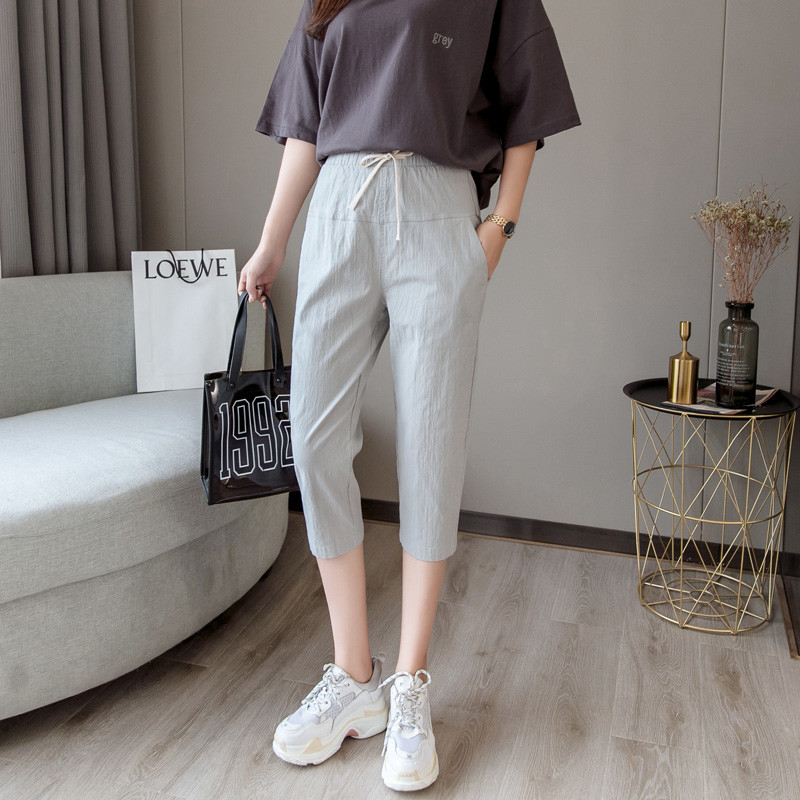 Casual γυναικεία παντελόνια με ψηλή μέσης σε διάφορα χρώματα