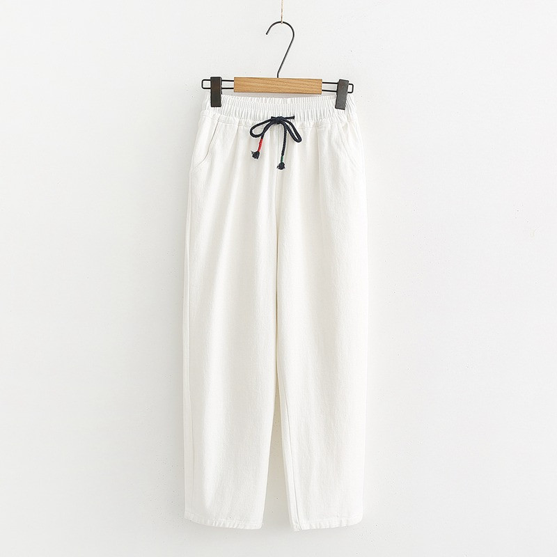 Нов модел ежедневен дамски панталон с връзки- няколко цвята