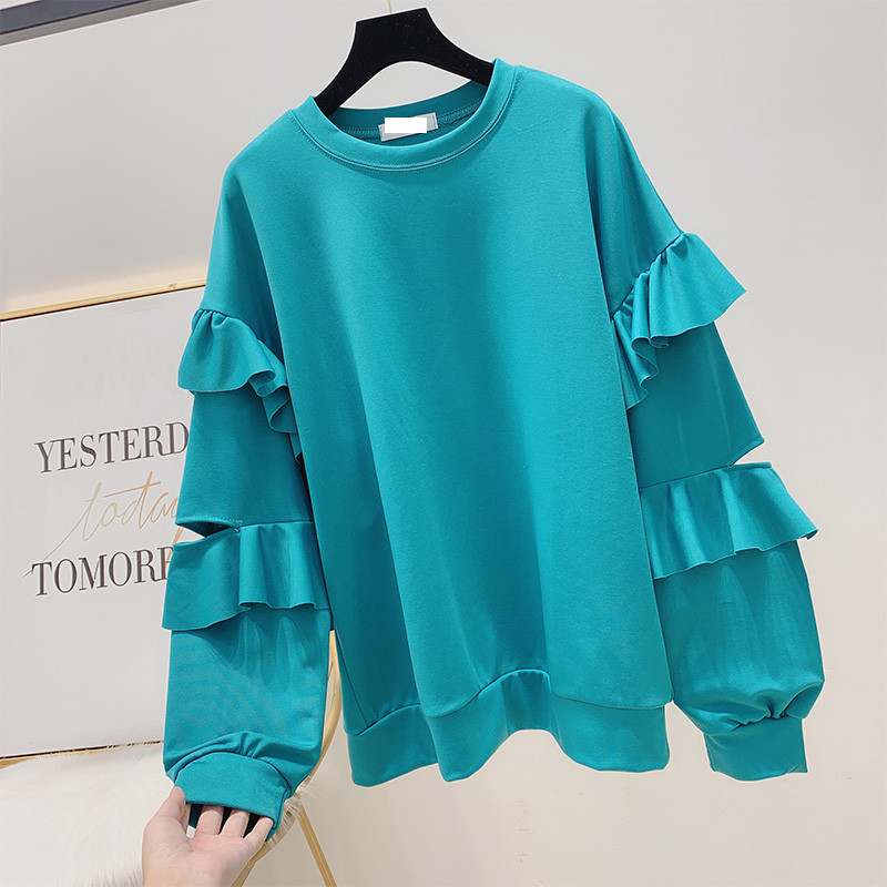 Bluza dama cu decolteu O - model lat