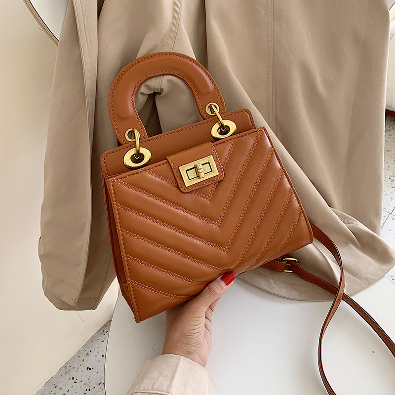 Γυναικεία έκο δερμάτινη τσάντα με μακρύ και κοντή λαβή