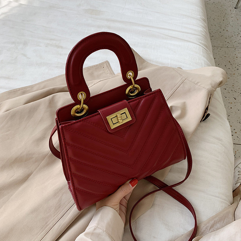 Γυναικεία έκο δερμάτινη τσάντα με μακρύ και κοντή λαβή