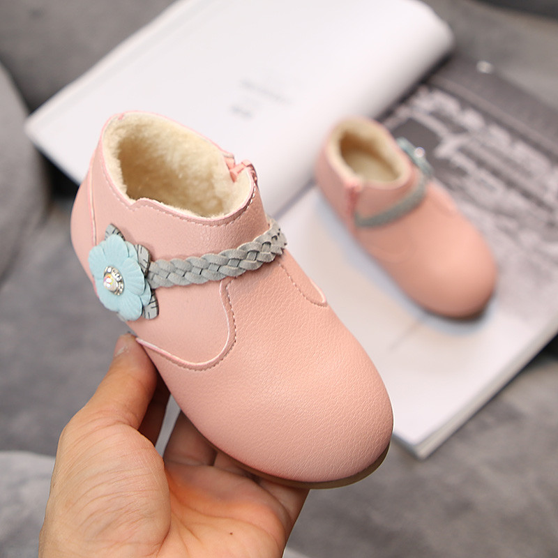 Őszi gyerekcipő lányoknak virággal több színben