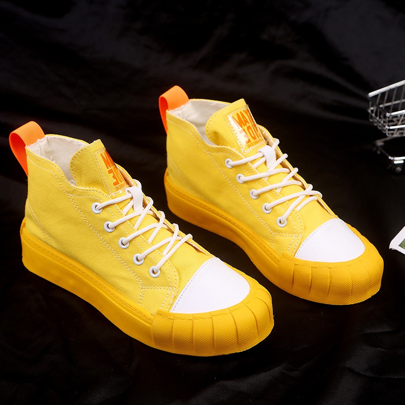 Καθημερινά πάνινα παπούτσια με ίσια πέλματα και κορδόνια σε τρία χρώματα