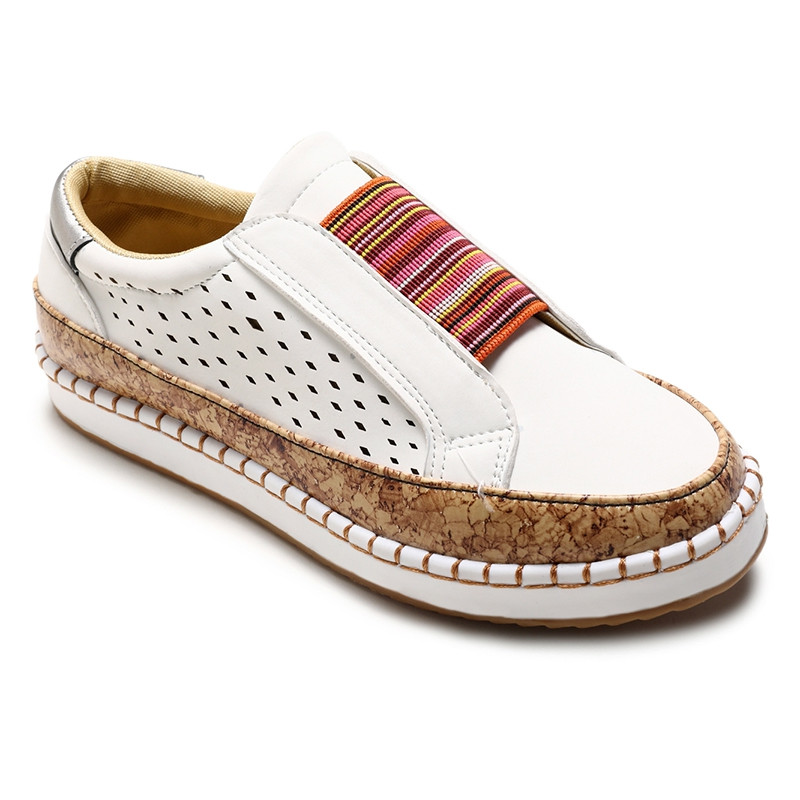 Καθημερινά γυναικεία παπούτσια με ίσια πέλματα χωρίς κούμπομα σε διαφορετικά χρώματα