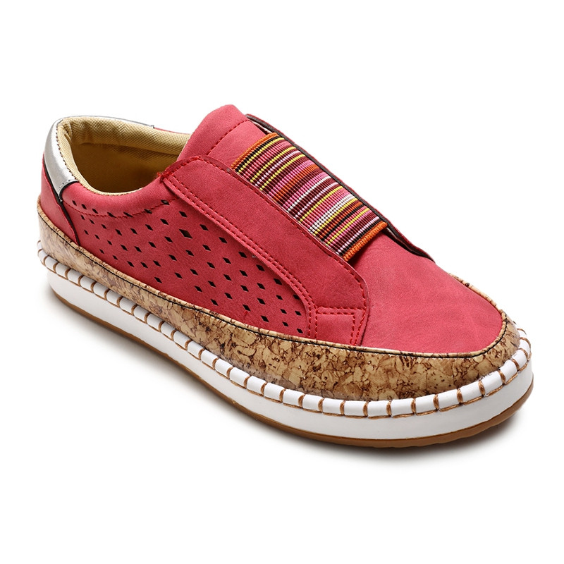 Καθημερινά γυναικεία παπούτσια με ίσια πέλματα χωρίς κούμπομα σε διαφορετικά χρώματα