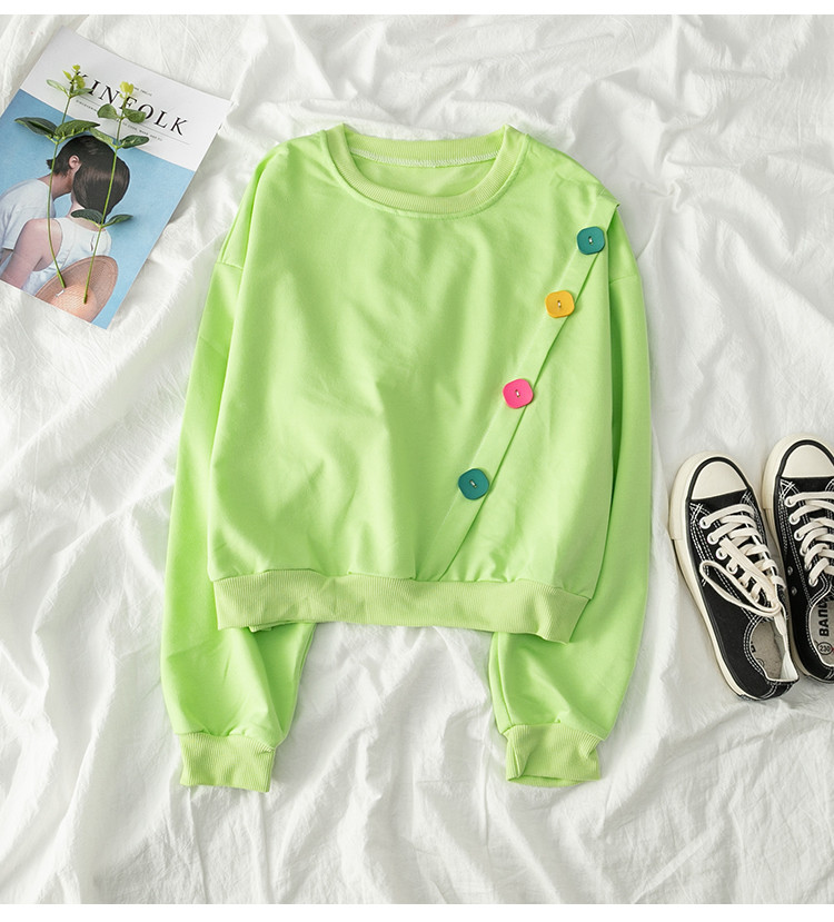 Bluză casual de damă cu nasturi în cinci culori