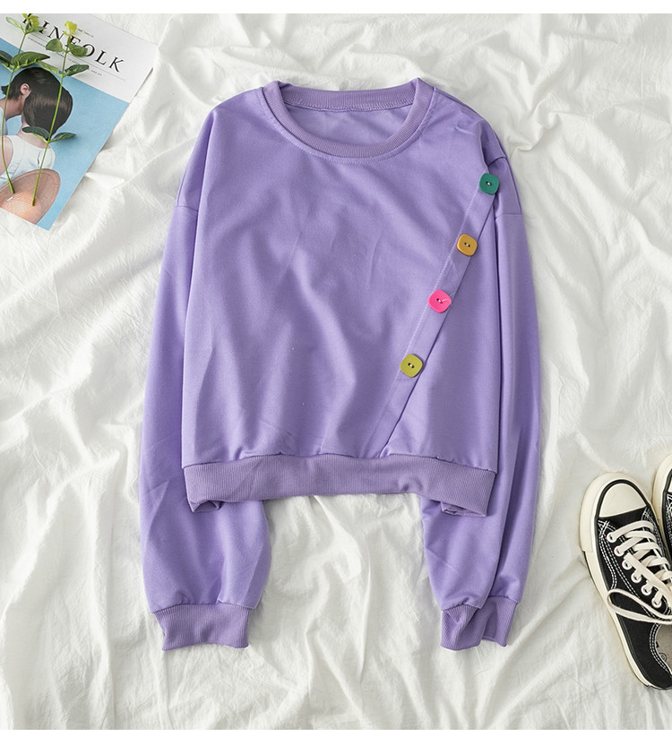 Bluză casual de damă cu nasturi în cinci culori