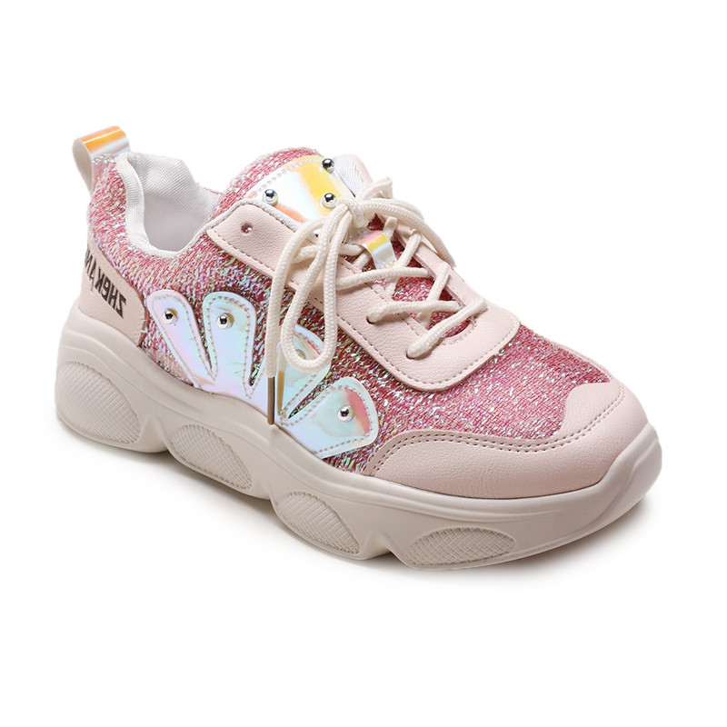 Casual γυναικεία παπούτσια με κορδόνια και κομψό αποτέλεσμα σε δύο χρώματα