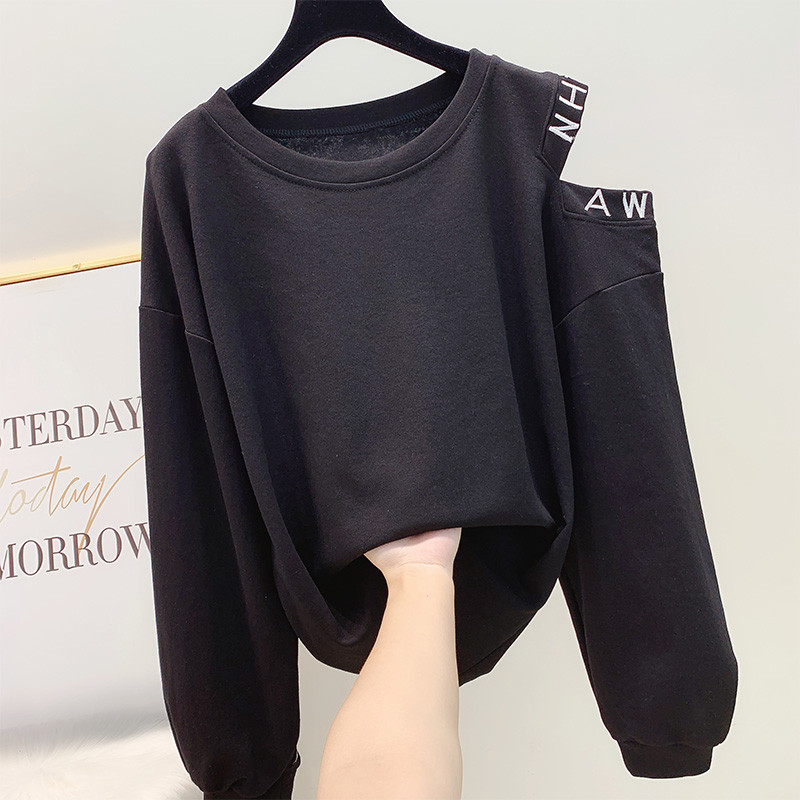 Γυναικεία μπλούζα  σε λευκό και μαύρο χρώμα