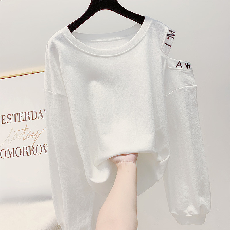 Γυναικεία μπλούζα  σε λευκό και μαύρο χρώμα