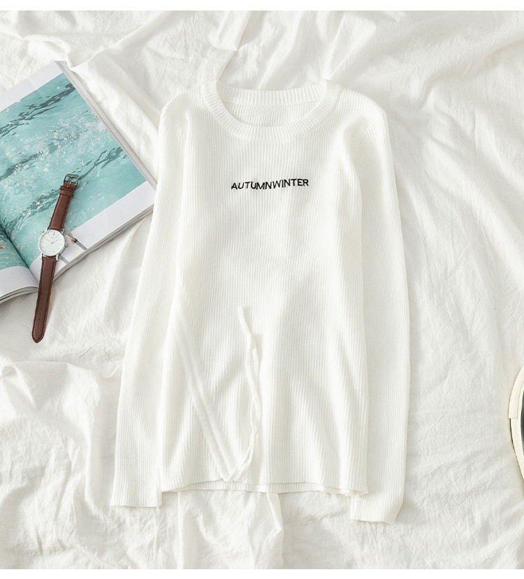 Bluză casual de damă în patru culori cu inscripție și cravate