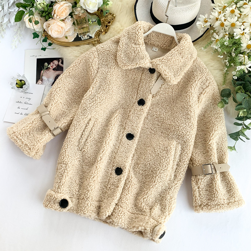 Geaca de dama moderna cu nasturi si guler in mai multe culori