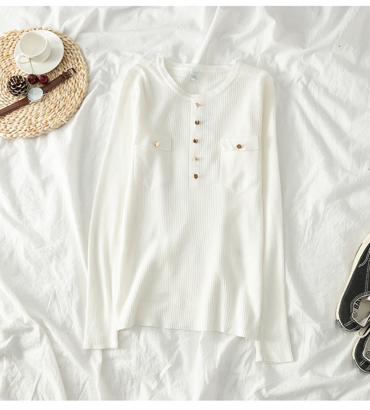 Bluza de dama in patru culori cu buzunare si nasturi