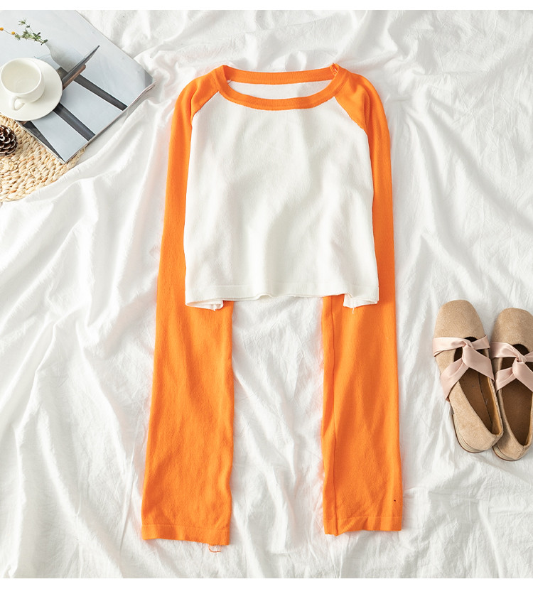 Γυναικεία κοντή μπλούζα σε τρία χρώματα με λαιμό O