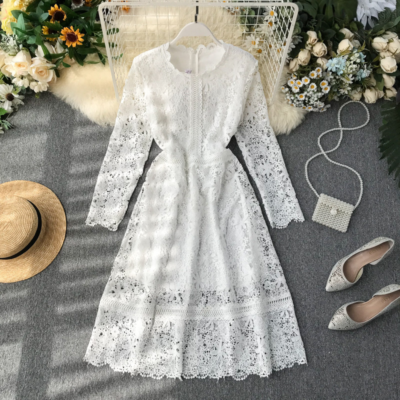 Rochie de dama eleganta din dantela in patru culori