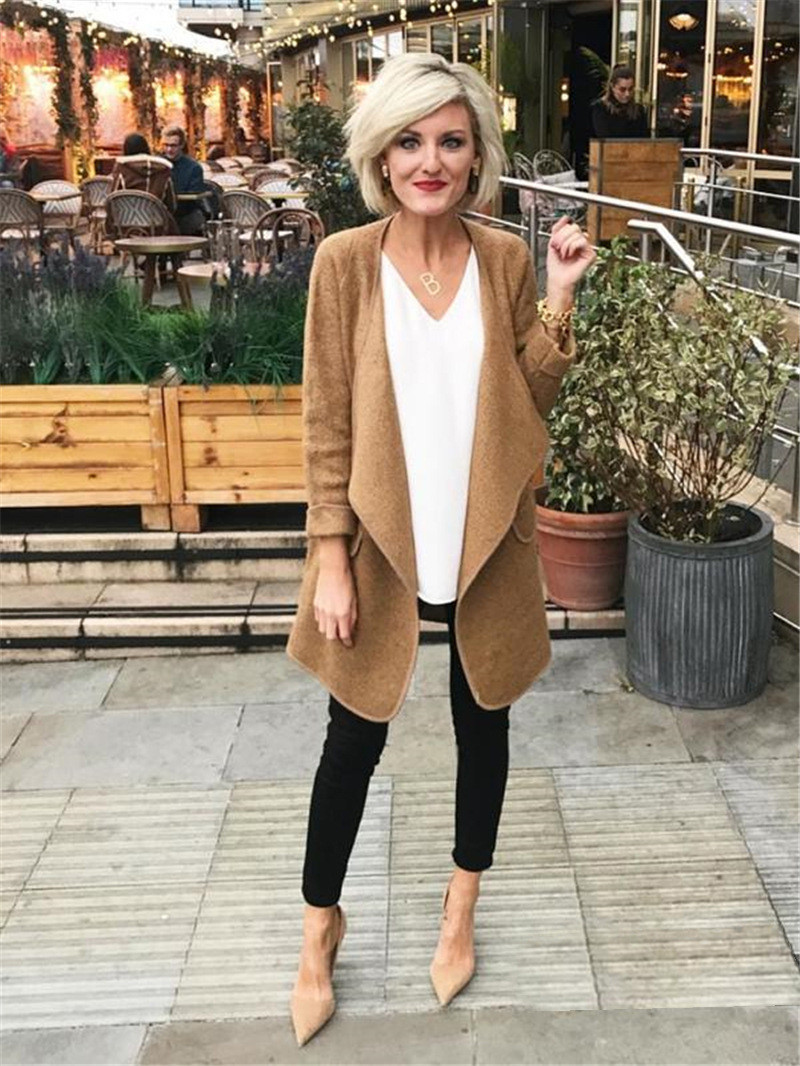 Geaca de dama moderna cu buzunar in mai multe culori