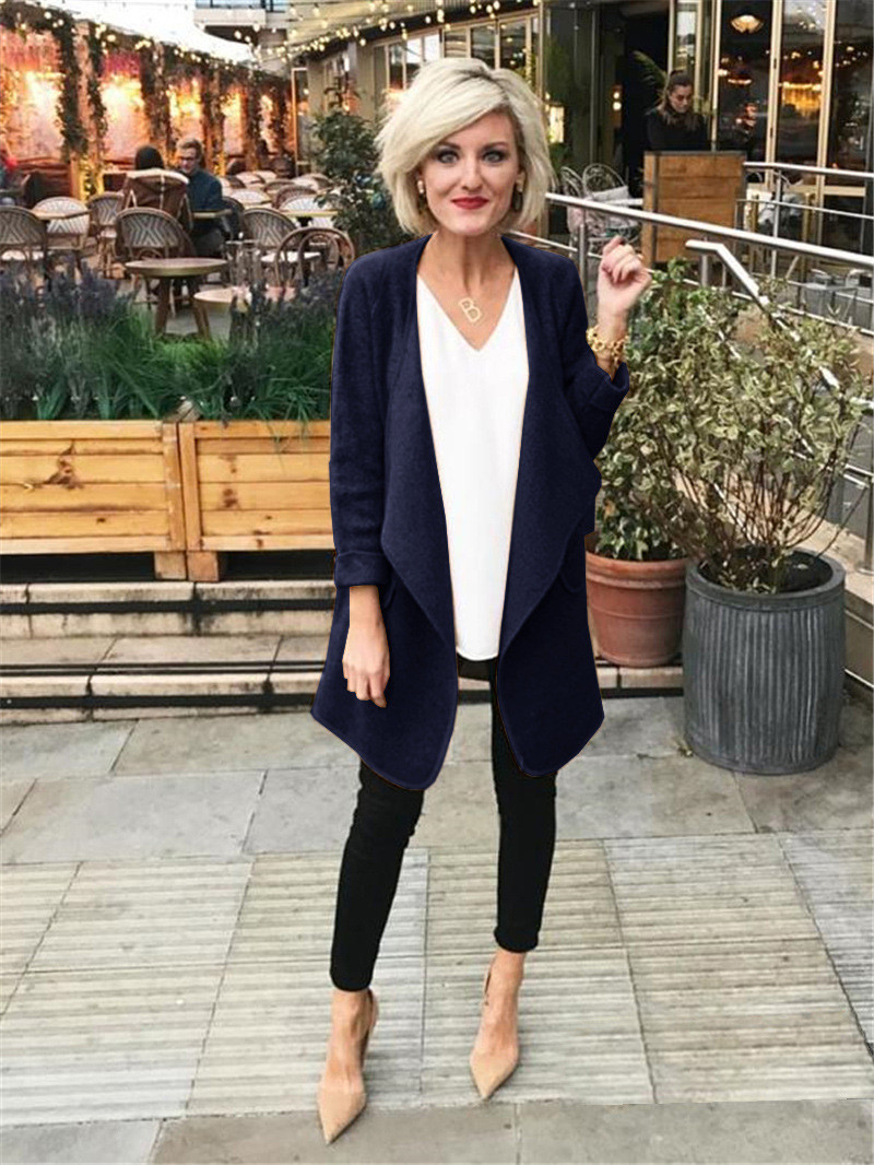 Geaca de dama moderna cu buzunar in mai multe culori