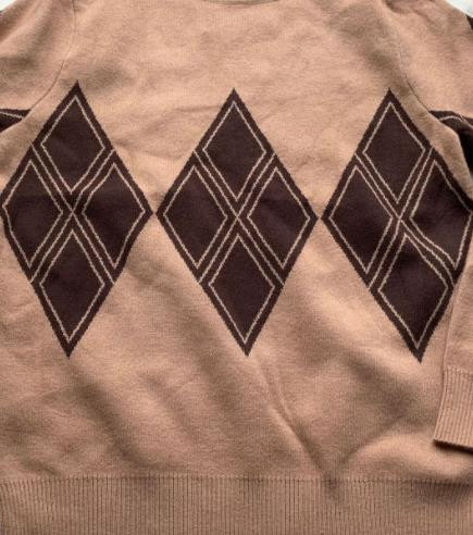 Set de dama zilnic din doua piese de culoare maro