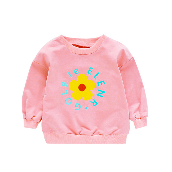 Σύγχρονη  παιδική μπλούζα σε τρία χρώματα με εφαρμογή για κορίτσια