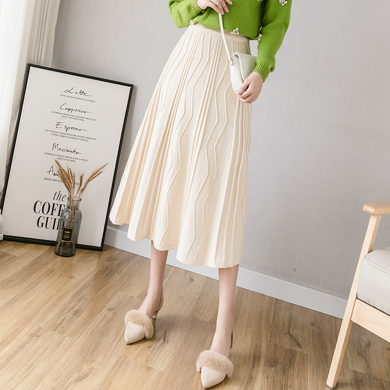 Fusta de dama topica in trei culori - model croiat