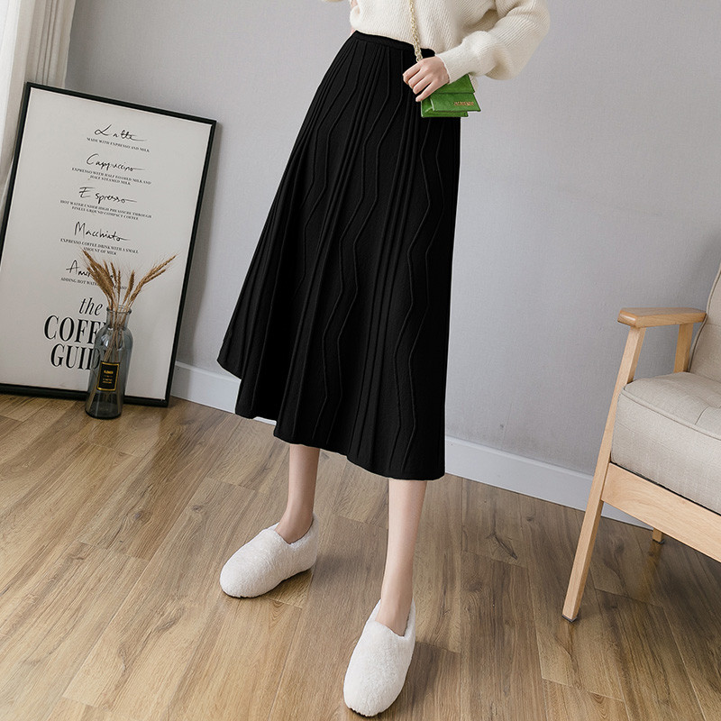 Fusta de dama topica in trei culori - model croiat