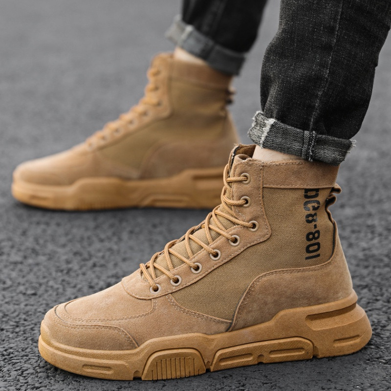 Tenisi casual barbatesti din piele intoarsa ecologica si cravate in mai multe culori