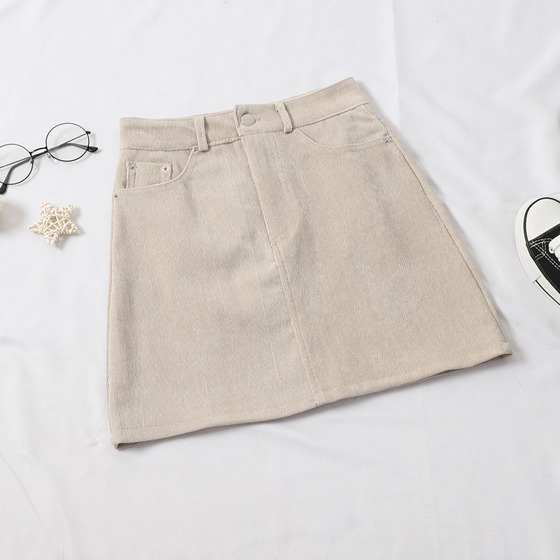 Alkalmi női szoknya több színben, zsebekkel