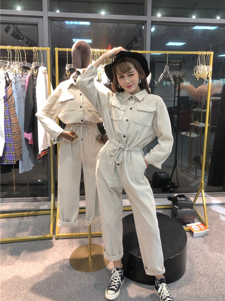 Női lezser hosszú jumpruha nyakkendővel