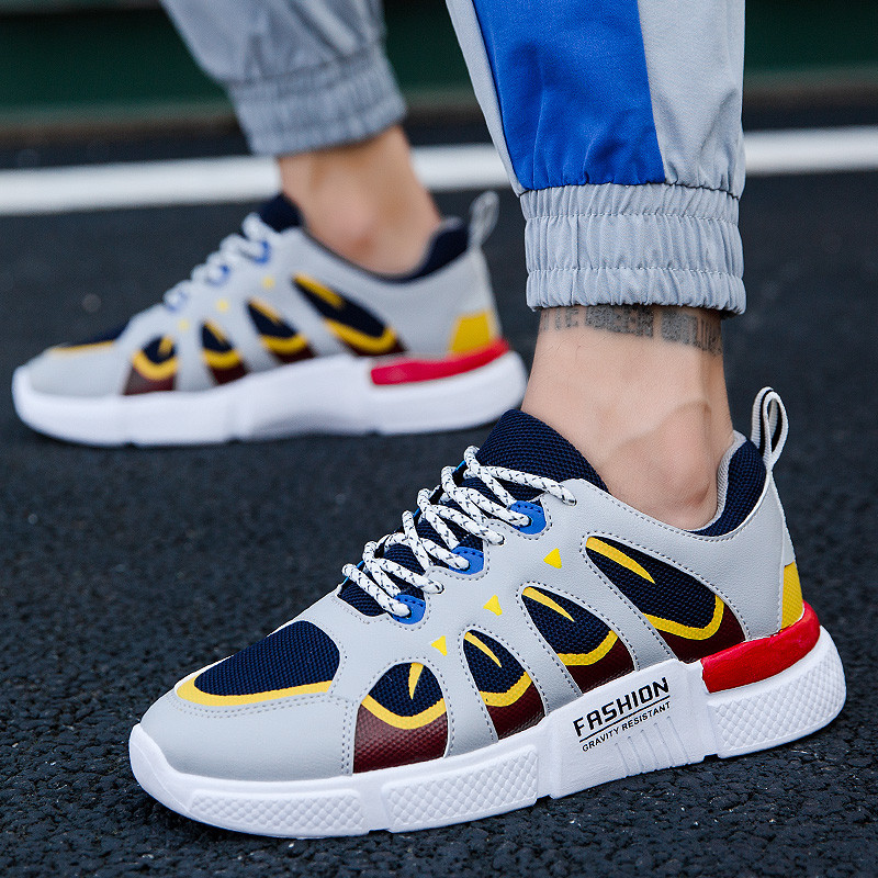 Adidași moderni pentru bărbați cu șireturi în mai multe culori