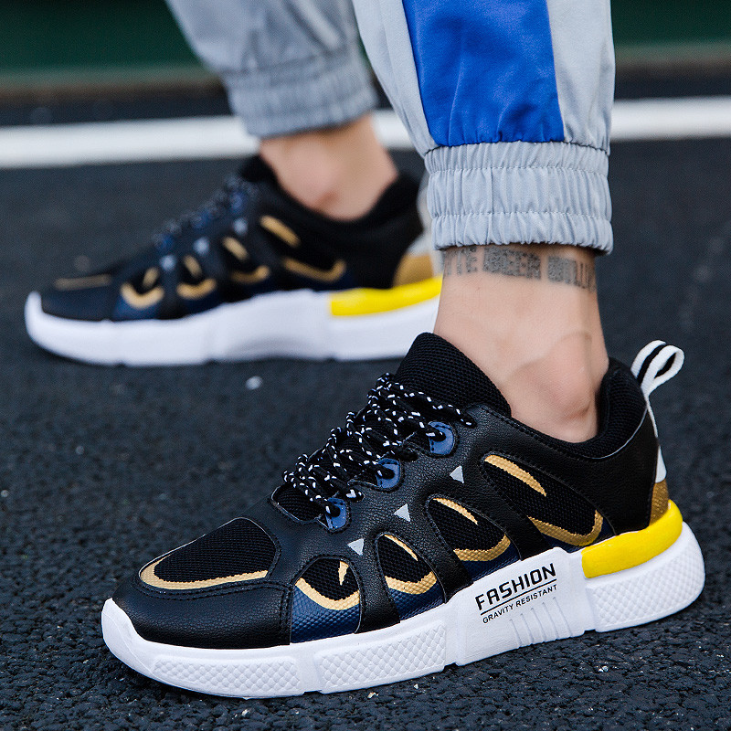 Adidași moderni pentru bărbați cu șireturi în mai multe culori