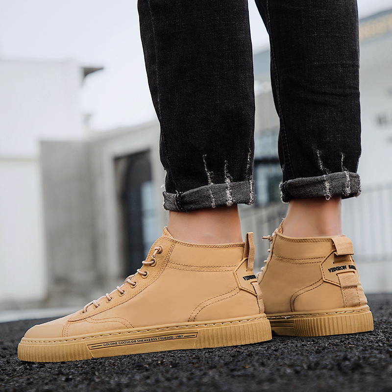 Adidasi pentru barbati cu cravate din imitatie de piele in mai multe culori