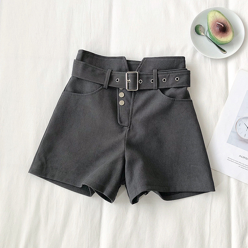 Modern női nadrág magas derékkal, gombokkal három színben