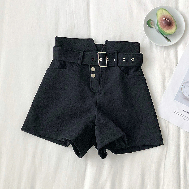 Modern női nadrág magas derékkal, gombokkal három színben